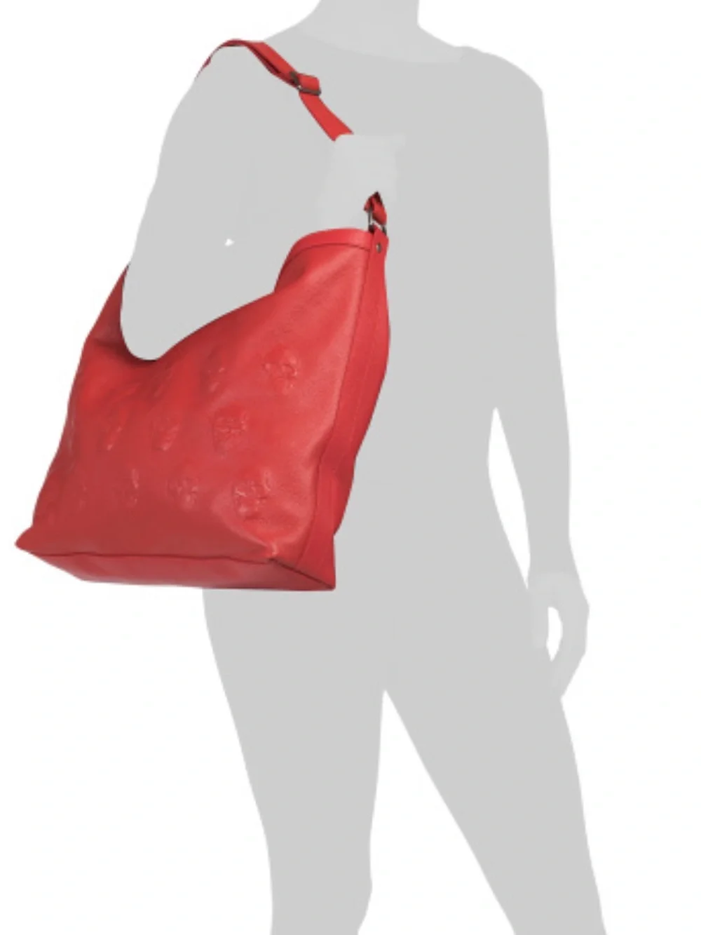 IO PELLE Made In Italy Leather Multi Skull Hobo